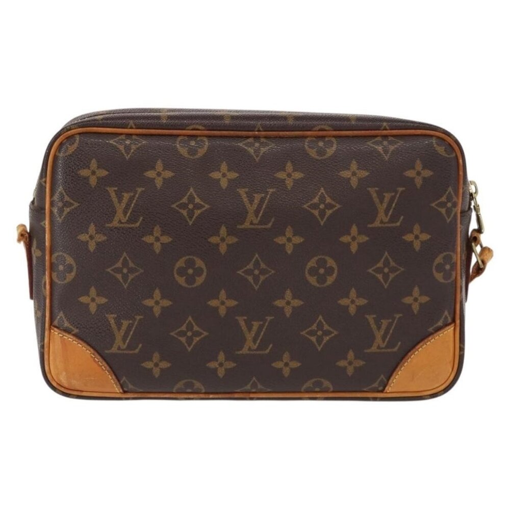Authentic LOUIS VUITTON Monogram Trocadero 27 Shoulder Bag M51274 LV - Picture 9 of 16